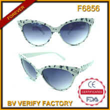 Мода Cat глаза солнцезащитные очки оптом в Китае (F6856)